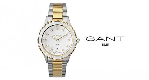 Relógio Gant Byron em prateado e dourado! Marque o seu tempo, marque a diferença!
